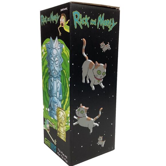 BeeLine - Lootcrate - Geeki Tikis - Rick & Morty - Tiki Mug & Mini Mug - NIB! - Picture 2 of 14
